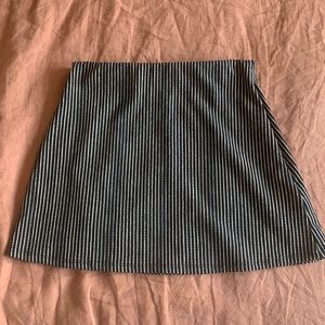 Urban outfitters pull-on striped skirt